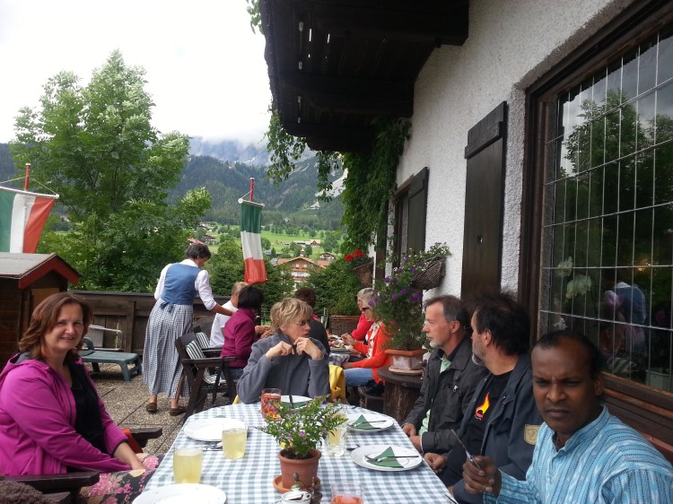 Mittagessen Alpengasthof Rosegger